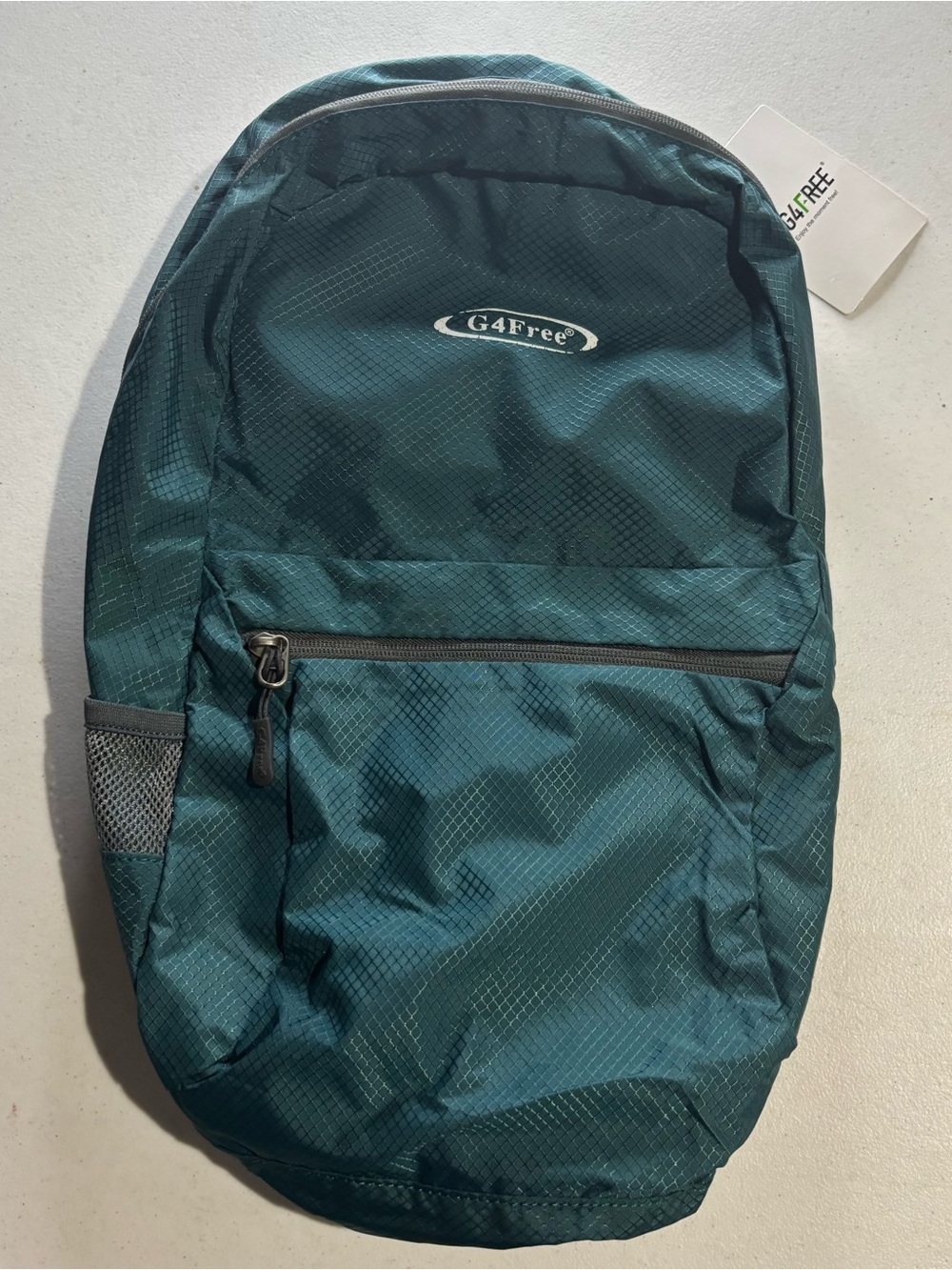 NWT G4Free Packable Lightweight Hiking Backpack Teal Green Daypack Travel Bag